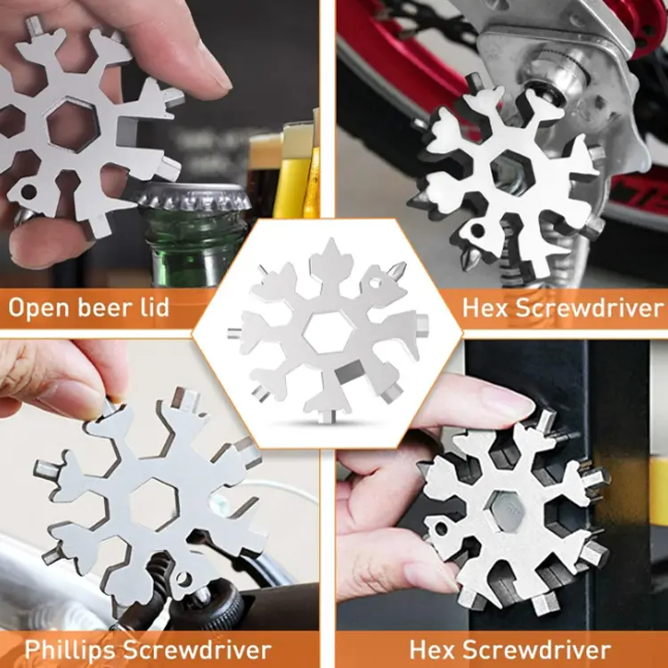 High-Quality Snowflake Multi-tool opener Flat Phillips screwdriver kit wrench Factory, Supplier