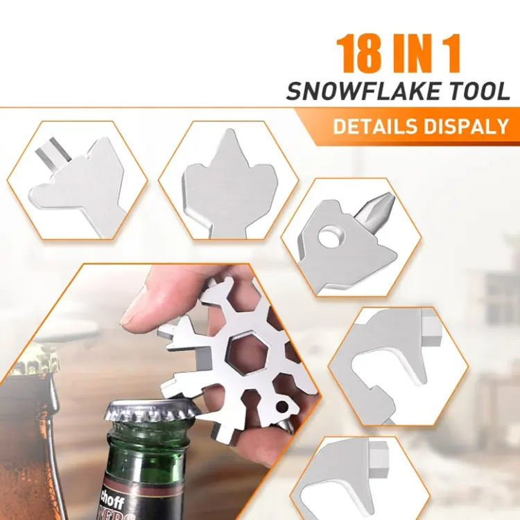 High-Quality Snowflake Multi-tool opener Flat Phillips screwdriver kit wrench Factory, Supplier