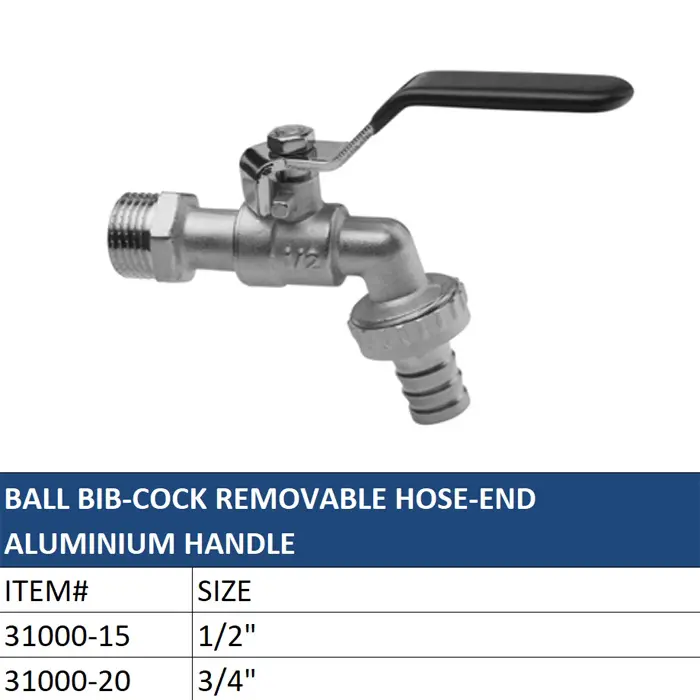China Removable Hose - End Ball Bib - Cock with Aluminium Handle Factory, Suppliers