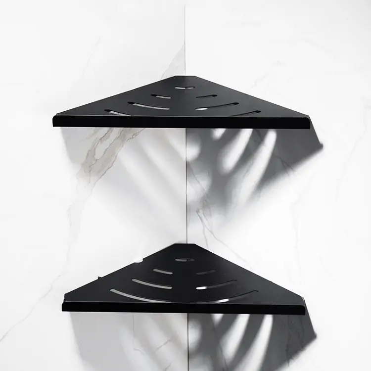 High-Quality Bathroom triangular storage rack corner aluminum shower caddy Manufacturer, Factory