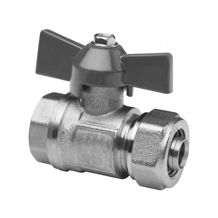 China Brass Ball Valve with Compression Fitting - Leak - Proof & Easy Installation Manufacturers, Suppliers