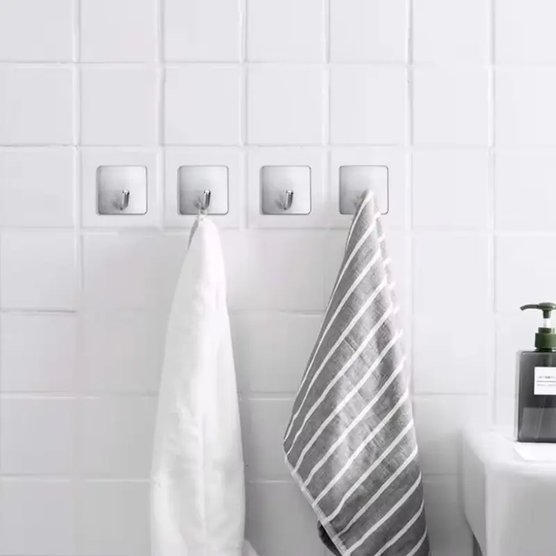 China Stainless Steel Self-adhesive Hook for bathroom wall hook Manufacturer, Factory