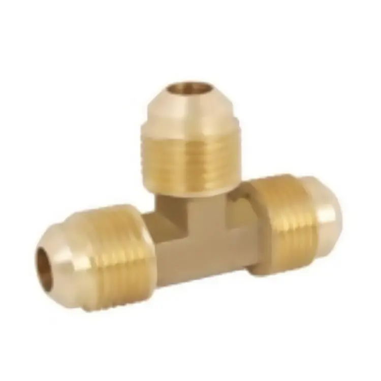 Wholesale Brass Tee Pipe Fittings - 3-Way Connection, Multi-Purpose Plumbing Factories, Supplier