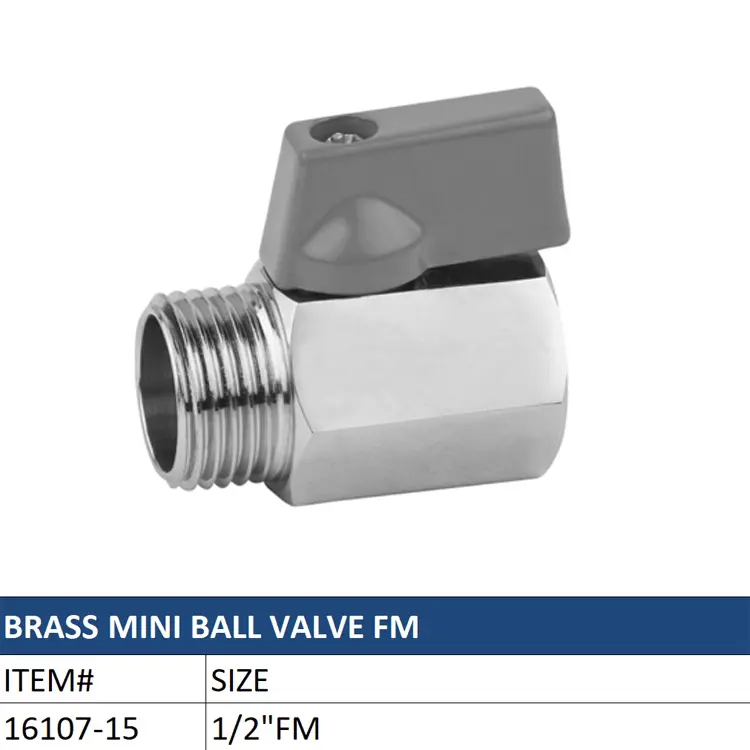 Wholesale Female Brass Mini Ball Valve: Tiny Size, Trusted Performance Factory, Supplier