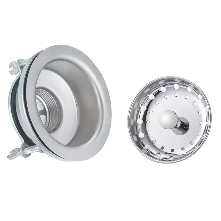 Wholesale 113mm Stainless Steel Drain for Single and Double Sink Sink Strainer Factories, Factory