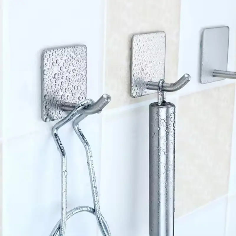 China Stainless Steel Self-adhesive Hook for bathroom wall hook Manufacturer, Factory