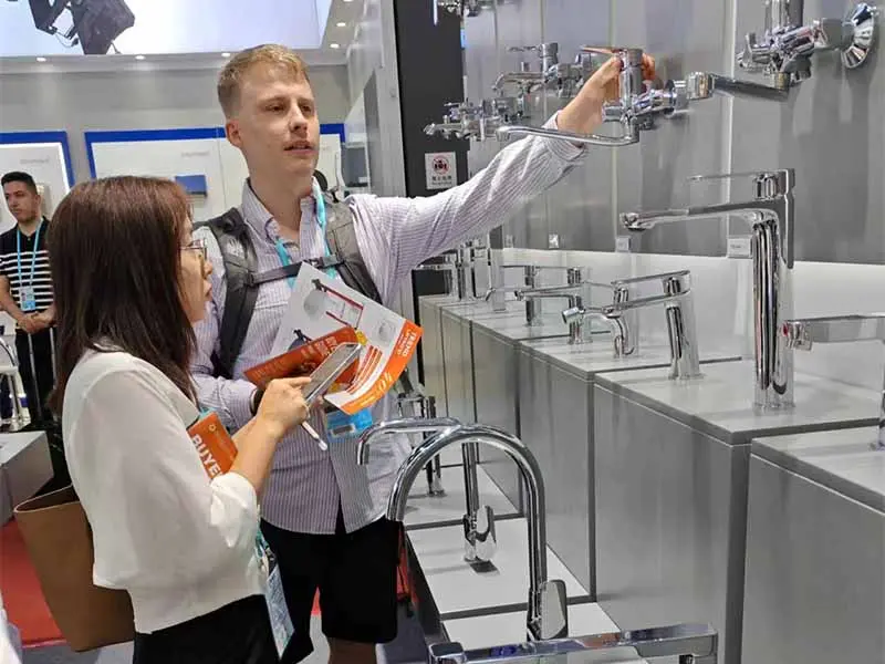 Jutye Sanitary international trade exhibition booth display