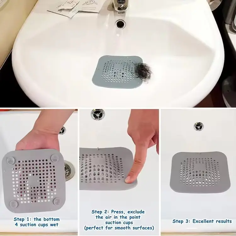 China Bathroom Washbasin Drain Protector Hair Catcher Sink Plug Factories, Supplier