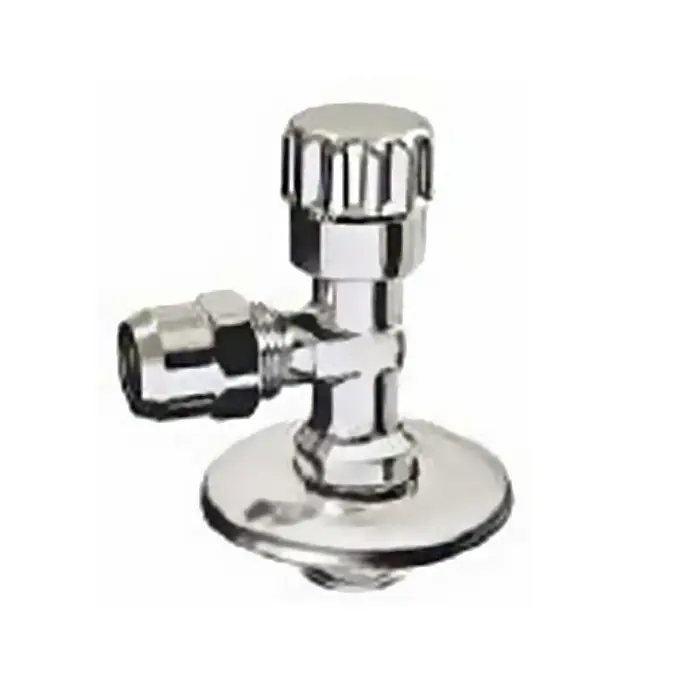 China Brass Angle Valve with Chrome Plate and Rosette Suppliers, Supplier
