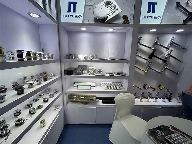 Jutye Sanitary bathroom accessories at exhibition