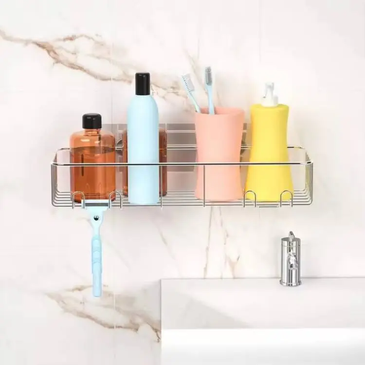 China Bathroom Shower Shelf Shower Basket Single Stainless Steel Shelves Manufacturer, Supplier