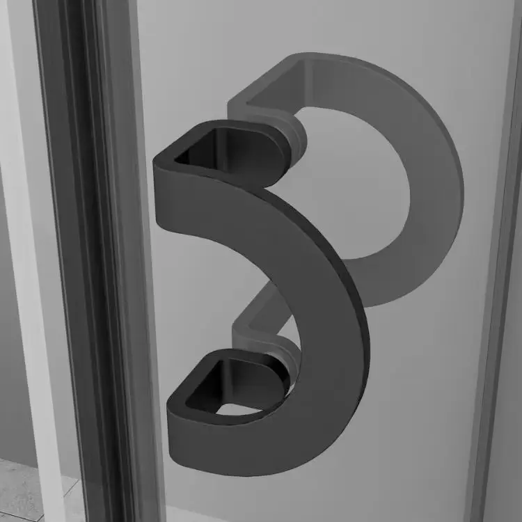 High-Quality L-Shaped Shower Room: One Fixed, One Sliding Door Design Factories, Factory