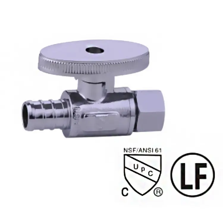 China Brass Angle Valve - Shut Off Valve for Bathroom & Kitchen Plumbing Systems Manufacturers, Factory
