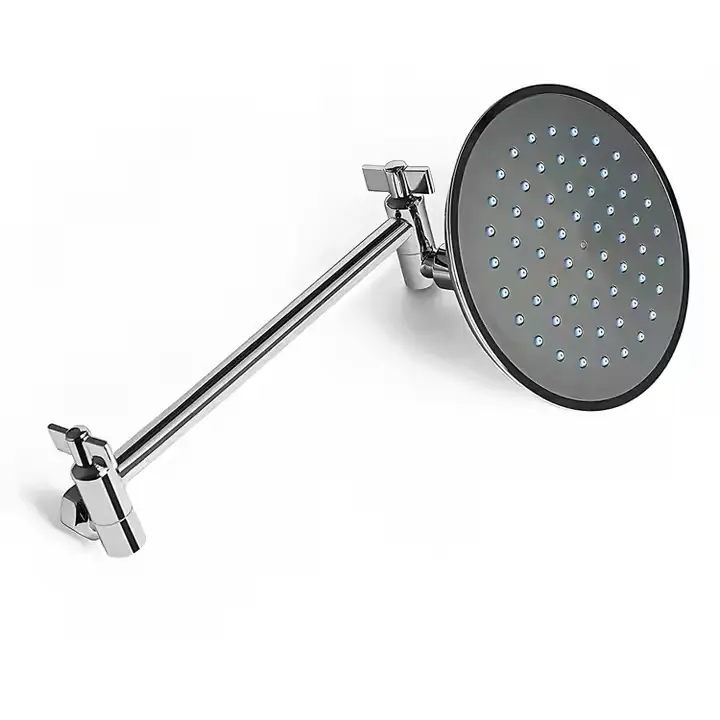 High-Quality Adjustable Brass Shower Head Extension Arm Polished Chrome Shower Arm Manufacturers, Supplier