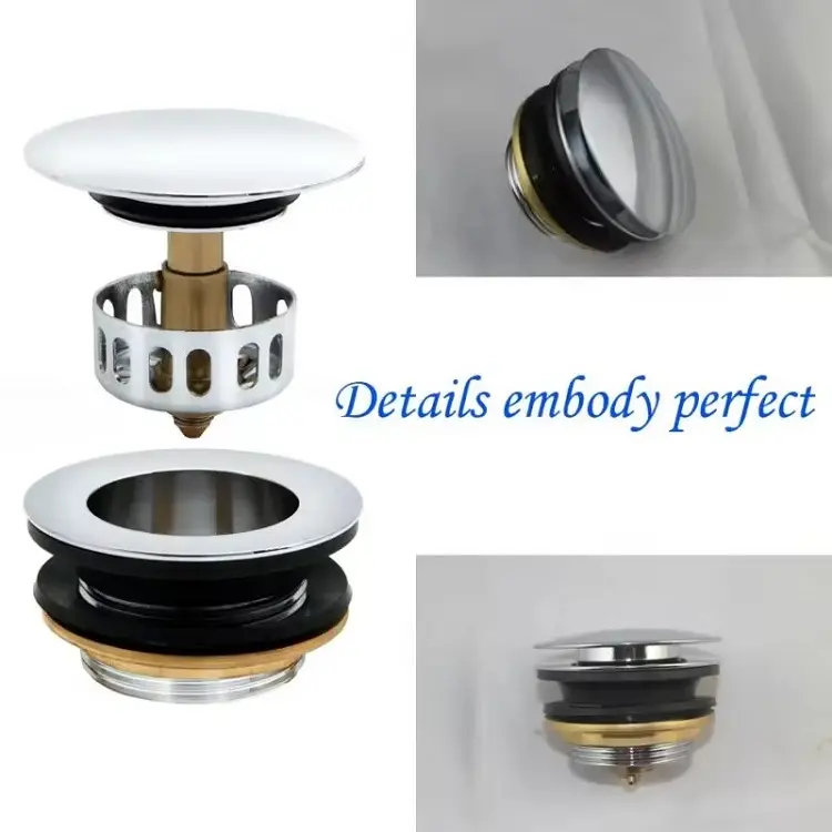 China Bathtub ejection drainer Brass Bathtub Drain Plug,athtub Shower Drain Hair Trap, drain and overflow Manufacturers, Suppliers