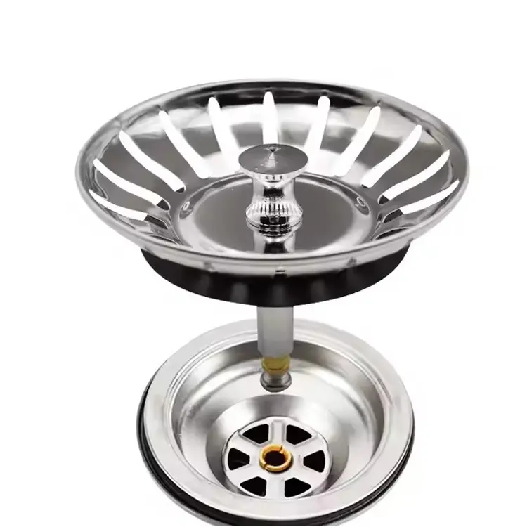 China adjustment kitchen sink strainer and stopper  Stainless Steel Kitchen Manufacturers, Factories