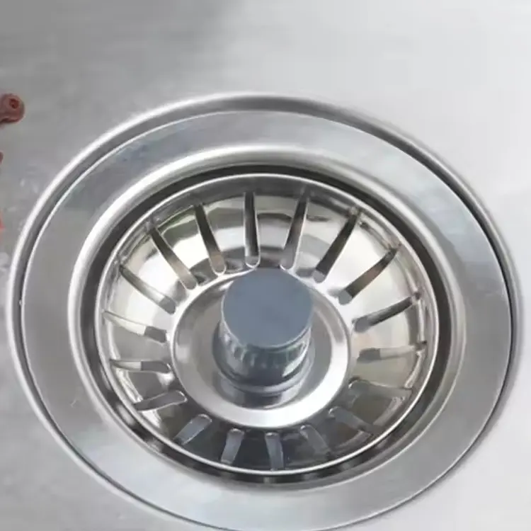 Stainless Steel Pop-up Sink Stopper Details