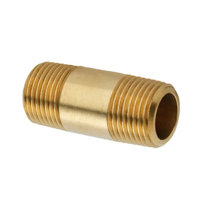 China Brass Running Nipple: Durable Pipe Fitting for Fluid Transmission Factories, Supplier