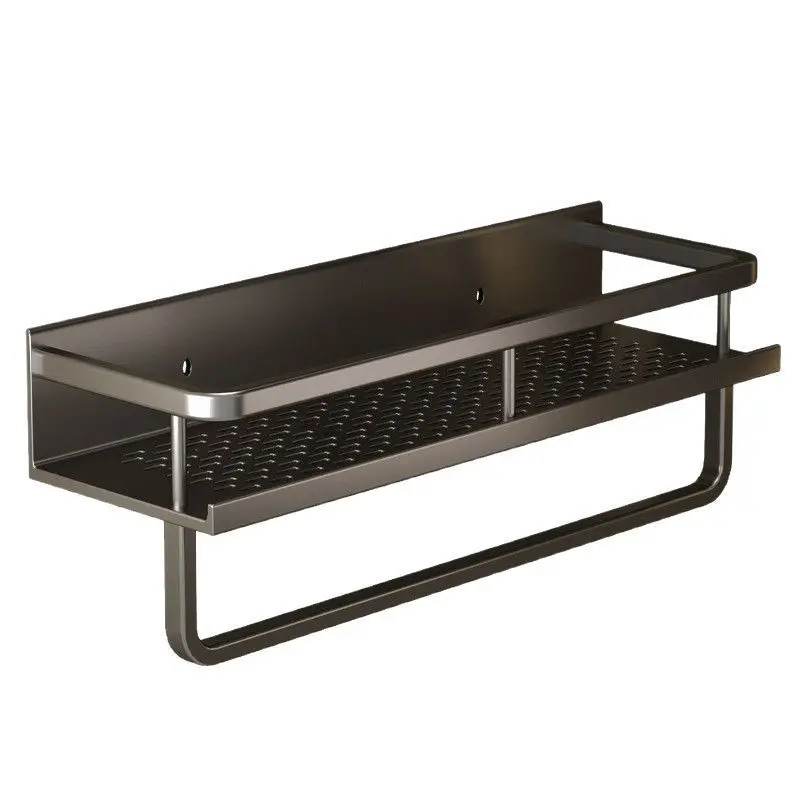 Wholesale Aluminum wall-mounted storage rack for bathroom shelves Factory, Supplier