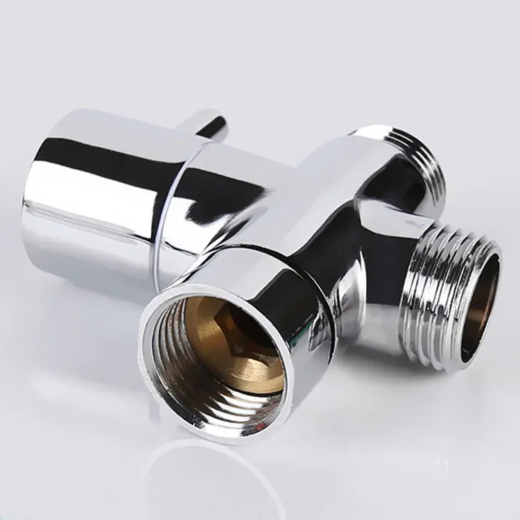 Brass Three-way Water Distributor Angle Valve
