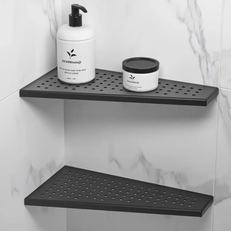 High-Quality Perforation-free toilet toiletries single-layer storage shelf Factories, Supplier