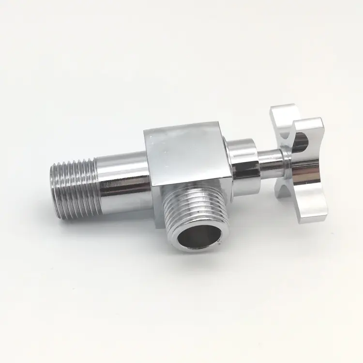 China Bathroom faucet with G1/2 "thread brass Angle valve Manufacturers, Supplier