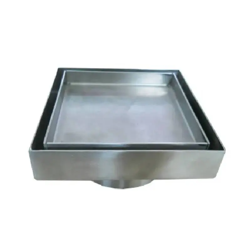 High-Quality Square Floor Drain With Flange Base For Quick Drainage Manufacturers, Factory