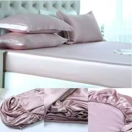 Customized Silk Sets Collections Sheets for Beds Bedding Set
