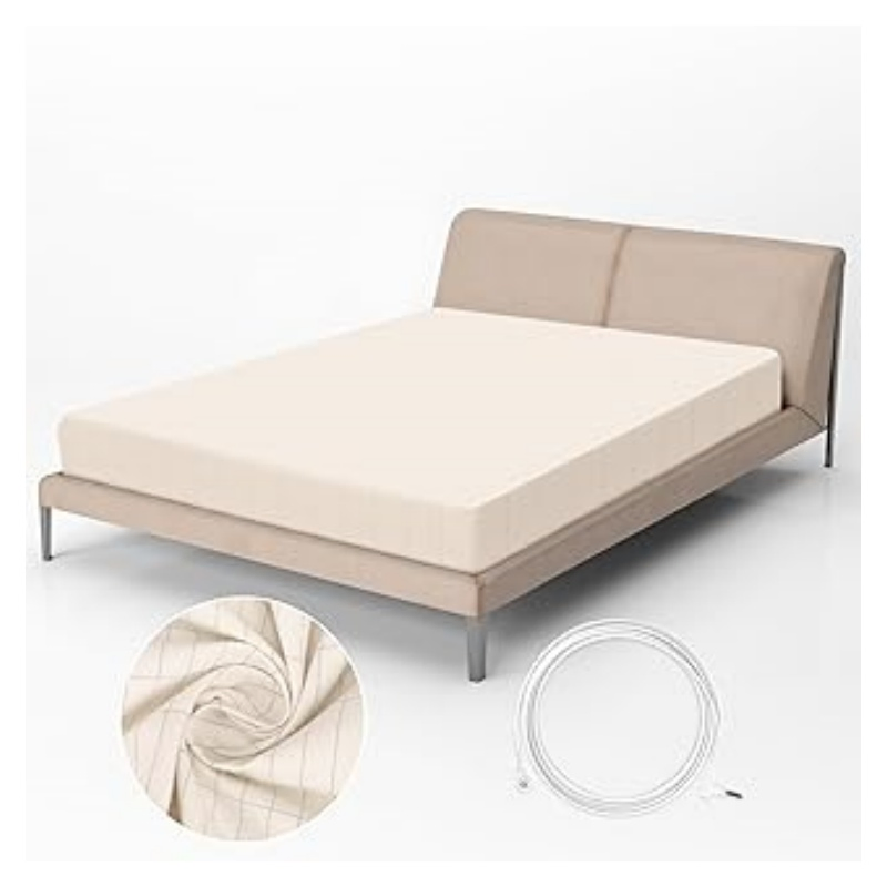 Experience Unmatched with Organic Cotton Sheets Blended with Conductive Silver Fiber Tech