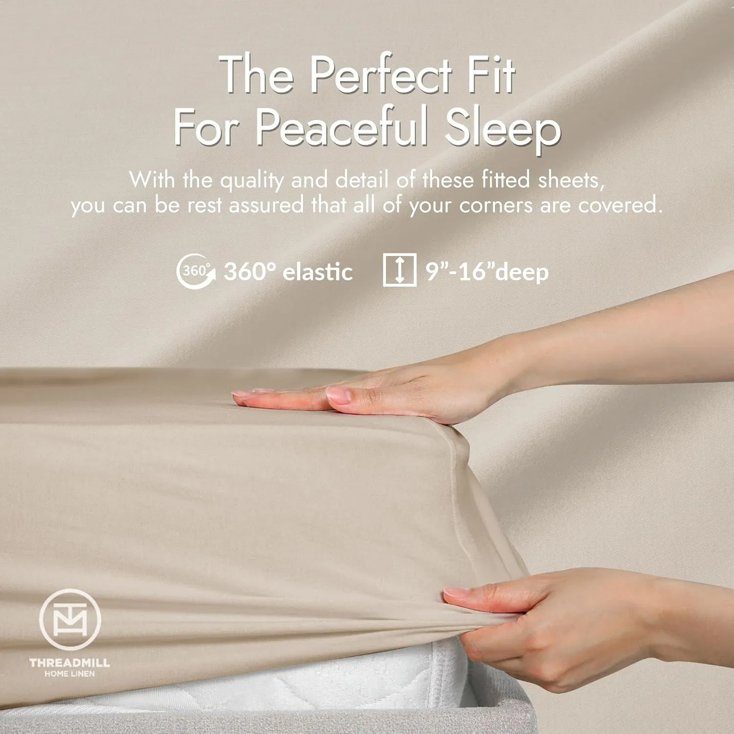 Luxurious 4 Piece Bamboo Cooling Bed Sheets Set for Full Size