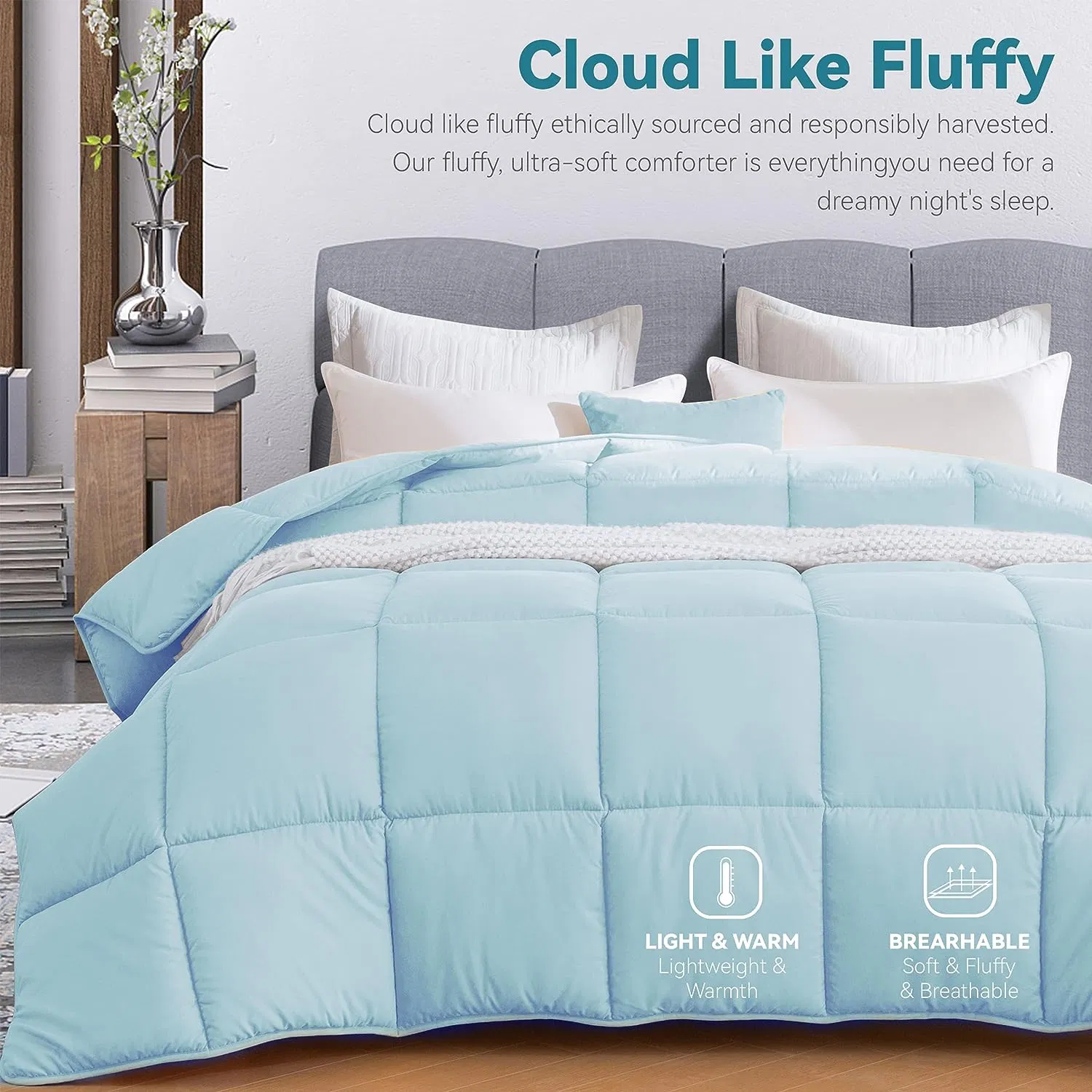 Home Textile Bedding Microfiber Duvet Down Alternative Microfiber Comforter Set Quilt Cover Home Duvet