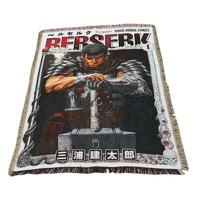 Manufacturers Diverse Customization Anime Tapestry Throw Blanket Eco-Friendly Sofa Cover