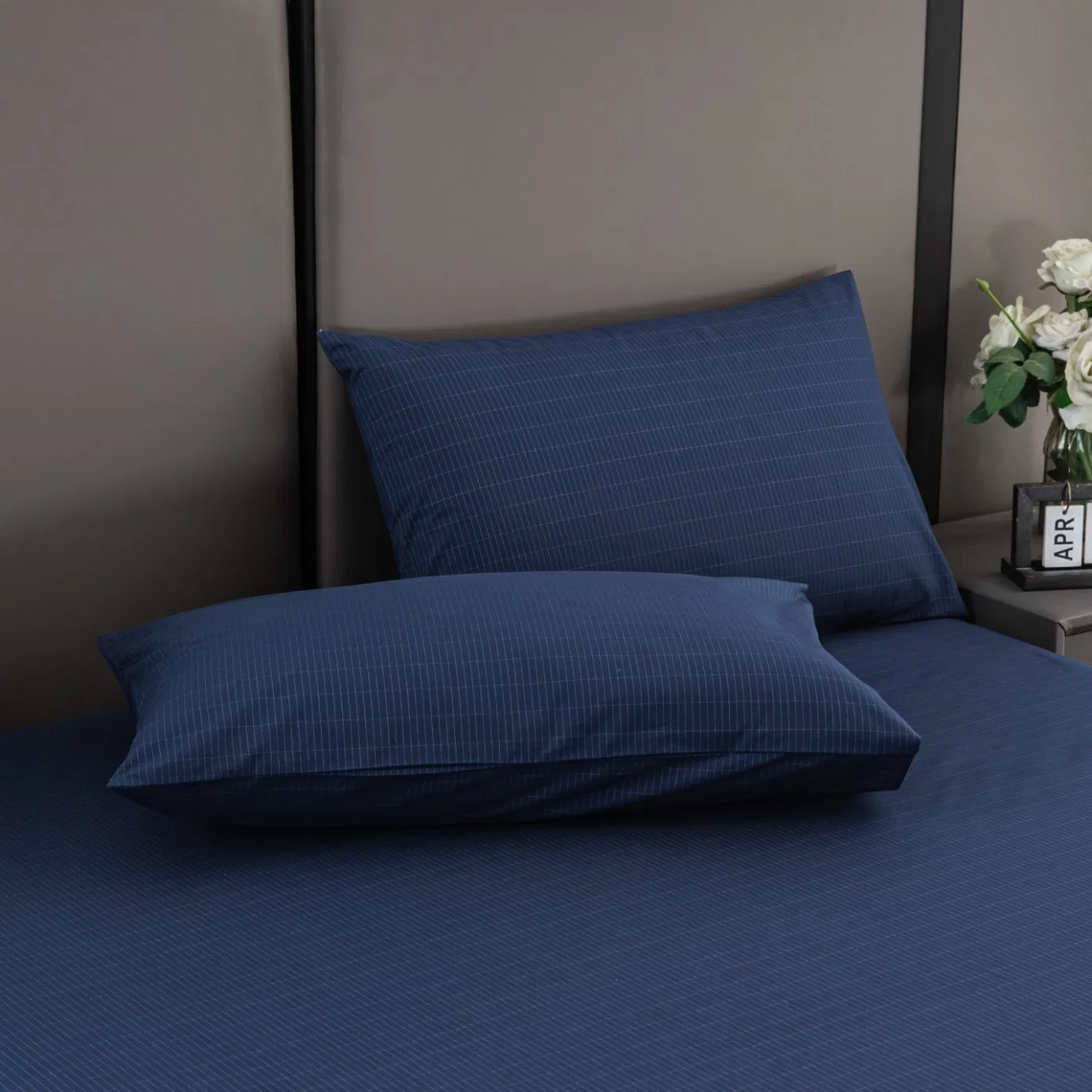 Printed Cotton Silver Antibacterial Conductive Earthing Grounding Bed Fitted Sheet