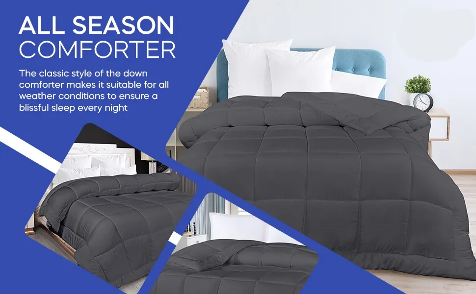 Luxurious All-Season King Size Down Alternative Duvet Insert