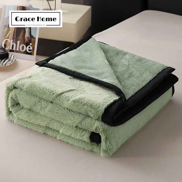 Faux Fur Blanket Detail 3