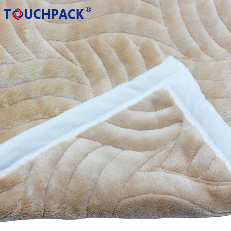 Custom Wool Blanket Comfort Leopard Print Chunky Knit Weighted Blanket