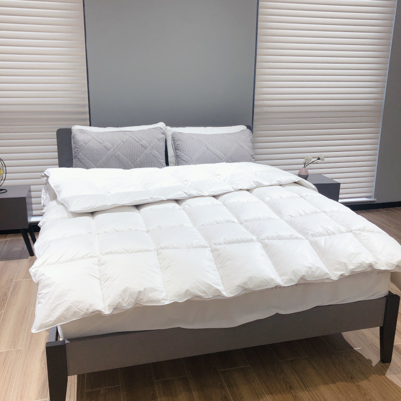 Factory Supply 100% Combed Cotton Shell 100% Natural New Australia Wool Filled Customized Design Winter Warm Bedding Duvet Insert