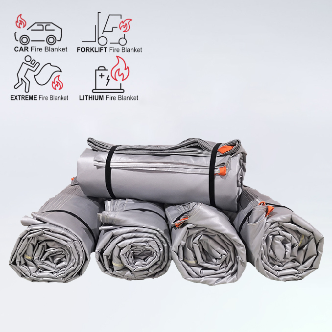 20X 30FT Fireproof Extinguisher Electric Blanket for Car or Fuel Vehicle Accidents