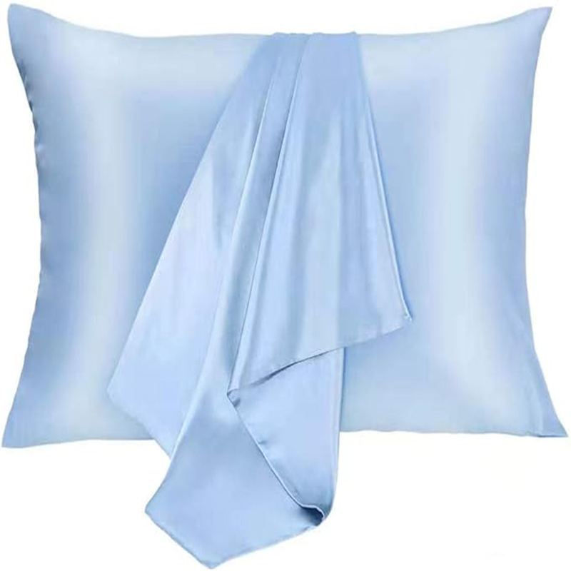 Envelop Solid Color Silk Pillowcase for Sleep