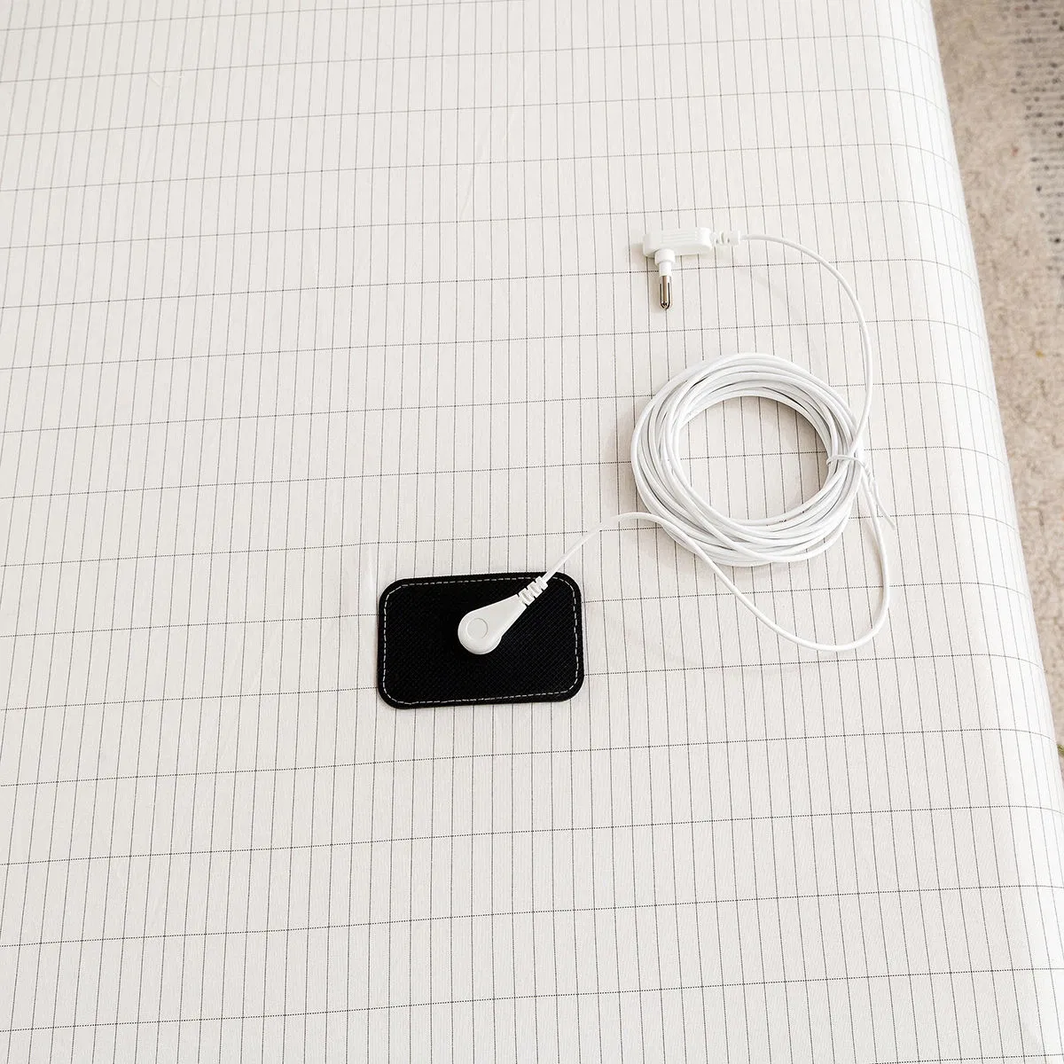 Healthy Sleep Silver Fiber Organic Cotton Earthing Anti-Radiation Fitted Sheet