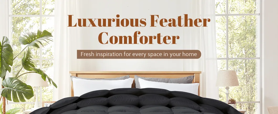 Luxurious Black Duvet Insert