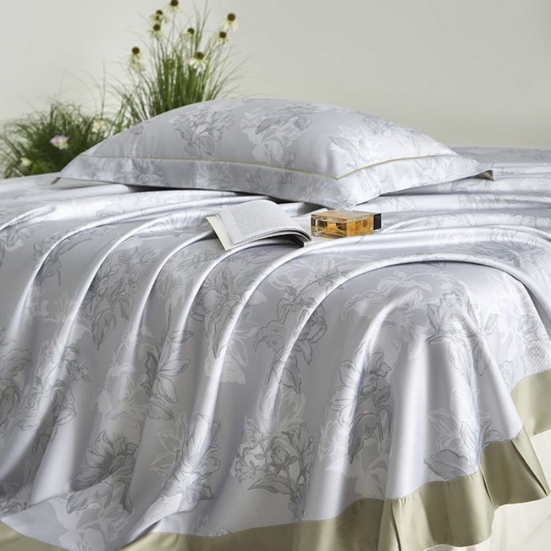 3PCS Home Textile Bamboo Fiber Lyocell Blended Soft Cooling Mat ODM/OEM Queen King Size Bedding Set Bed Sheets