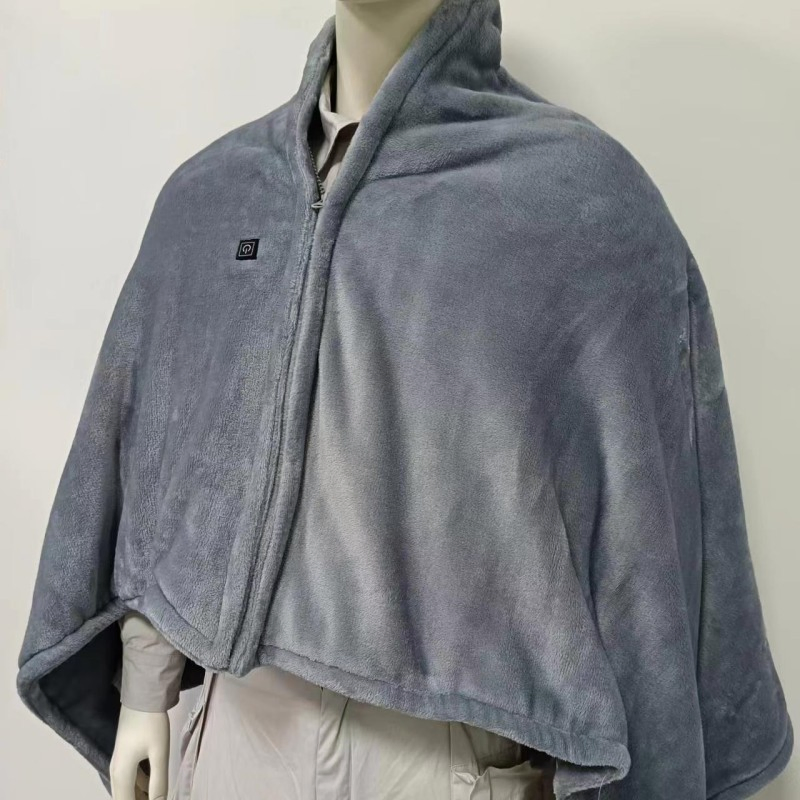 5V USB Heated Shawl Blanket Wearable Electric Heated Blanket
