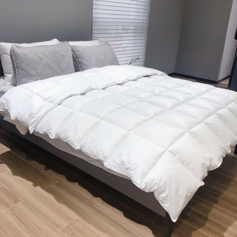 Factory Supply 100% Combed Cotton Shell 100% Natural New Australia Wool Filled Customized Design Winter Warm Bedding Duvet Insert