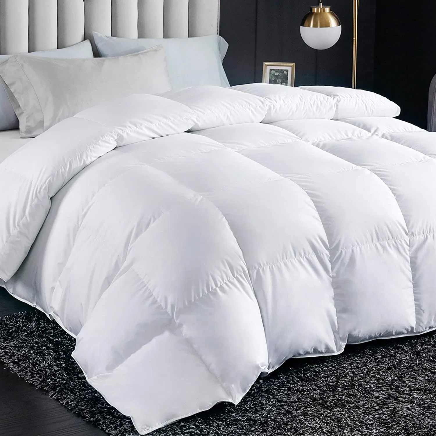 Bedding Custom Warmth Goose Down Feather Queen Duvet