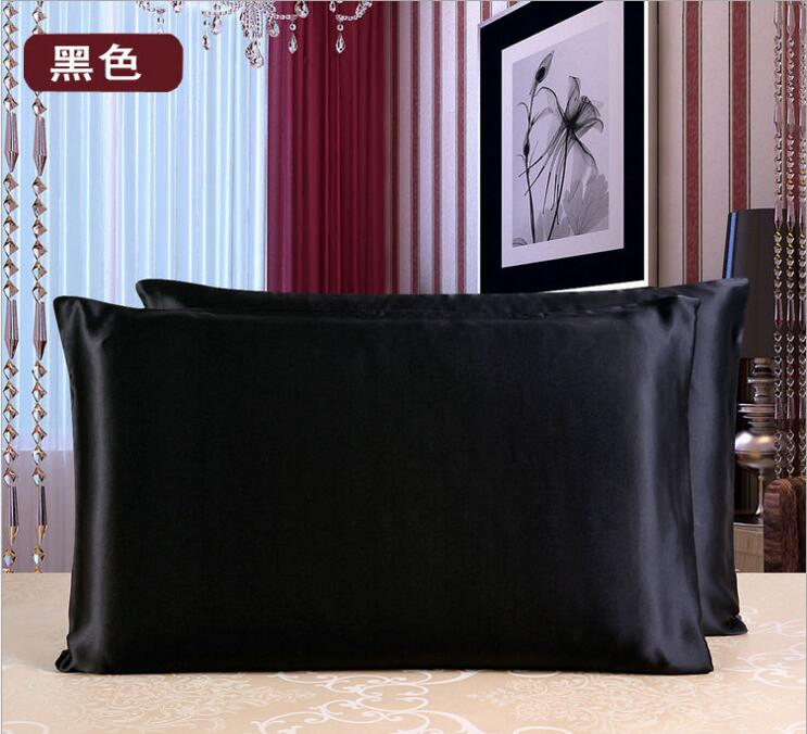 MOQ: 50PCS Silk Pillow Cover Pillowcase Pillowsham