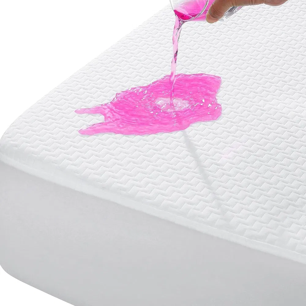 Microfiber Fitted Bed Cover Mattress Protector Fitted Sheet