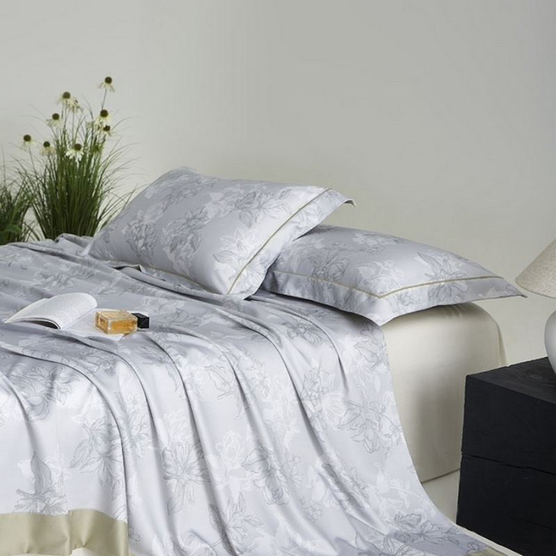 3PCS Home Textile Bamboo Fiber Lyocell Blended Soft Cooling Mat ODM/OEM Queen King Size Bedding Set Bed Sheets