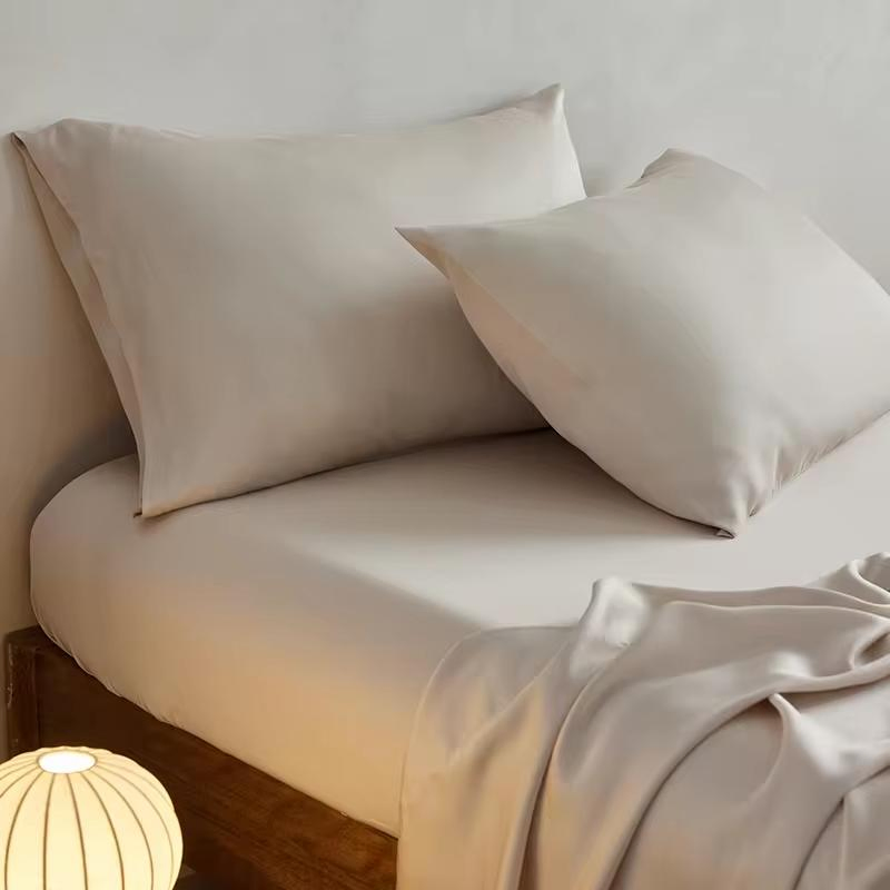 Wholesale OEM 100% Bamboo Bed Sheet Cooling Sheets California King Queen