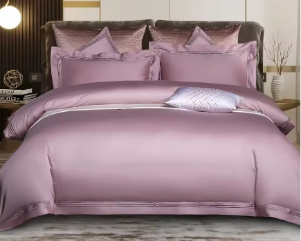 Customized Silk Sets Collections Sheets for Beds Bedding Set